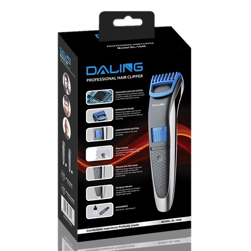 Oplaadbare Verstelbare Baard Trimmer Voor Mannen Tondeuse Elektrische Haar Snijmachine 110-240V Cordless Grooming Kits