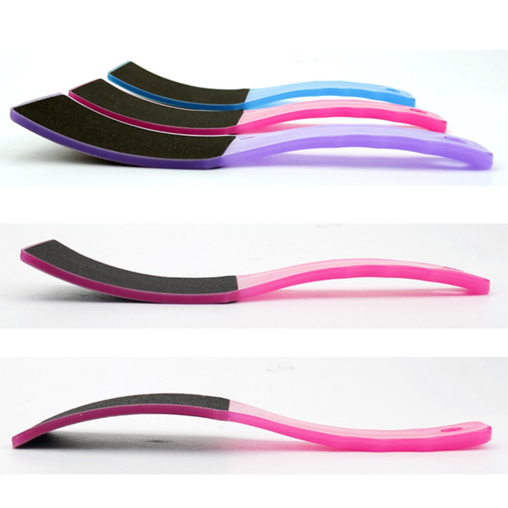 Double-sided Pedicure Foot File Exfoliating Brush Feet Rasp Foot Care Tool (Random Color)