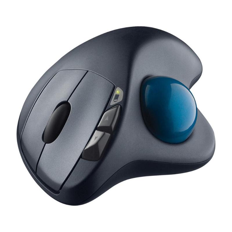 Logitech m570 2.4ghz mouse sem fio, 540dpi, ergonômico, para pc desktop e computador, com micro receptor sem fio