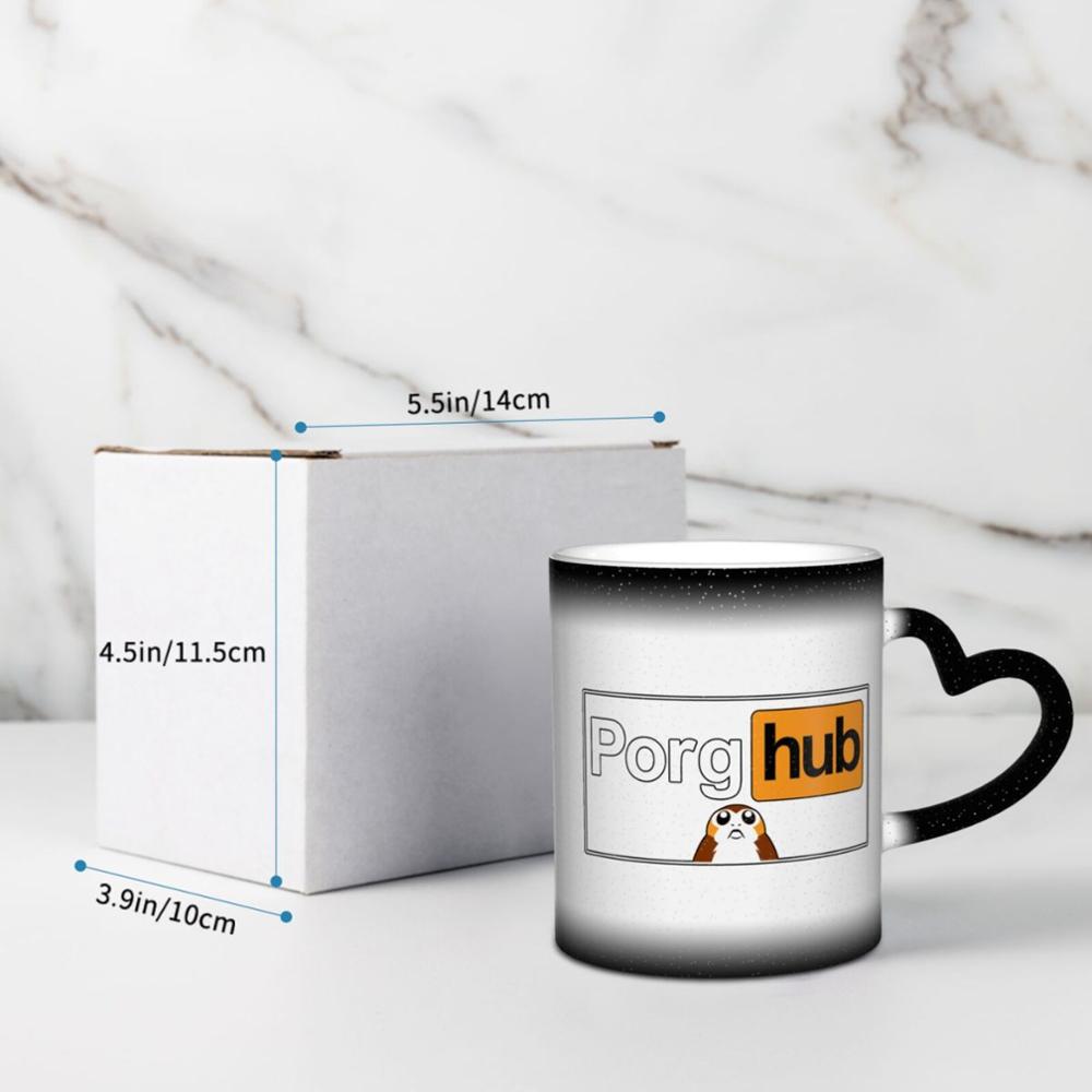 Porg Hub kaffee K tassen glas tassen tazas einstellen einweg Solo Halfter Krapfen Bahre Tee klar doppel Zauberstab glas tasse canecas freunde