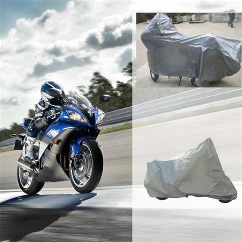 1Pc Zilver Motorfiets Kap Scooters Covers Waterdicht Stofdicht Ademend Volledige Beschermende Anti Uv Motorfiets Covers