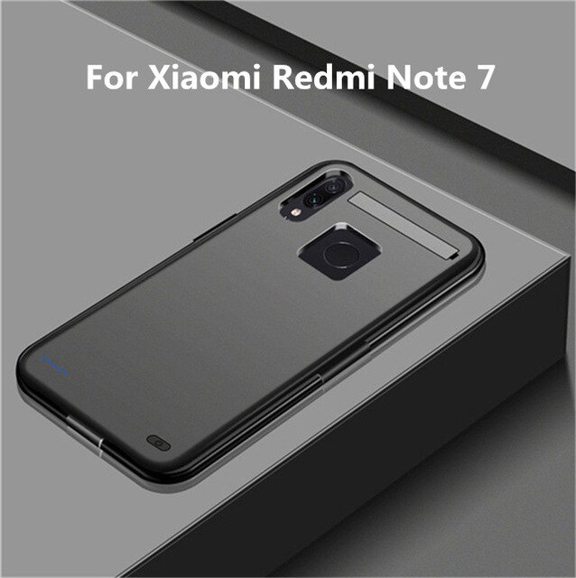 6800mAh PowerBank Battery Charging Cover For Xiaomi Redmi Note 7 Pro Portable Battery Charger Case For Redmi Note 7 Battery Case