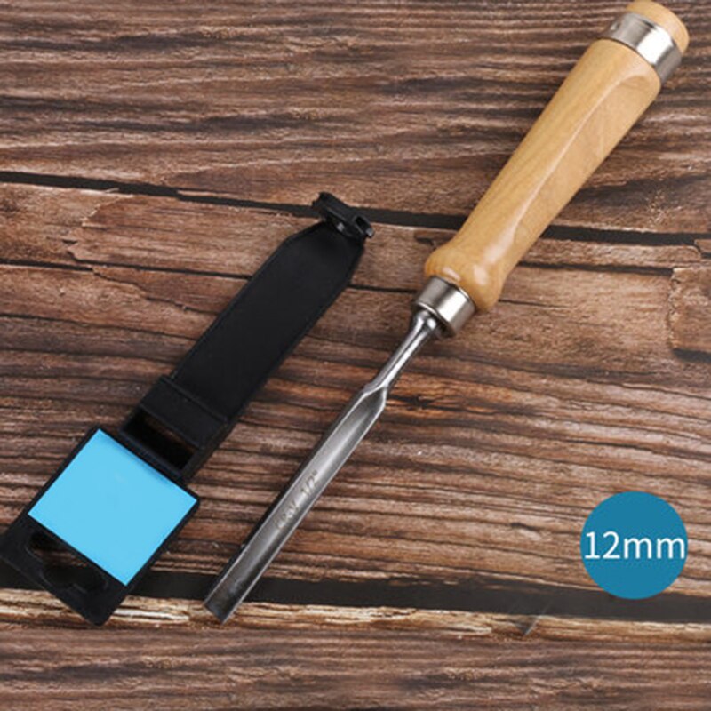 6/12/18/24mm Woodworking Carving Knife Semicircular Chisel Carpenter Tools Chisel With Wooden Handle Carving Tools Carpinteria: 283mm