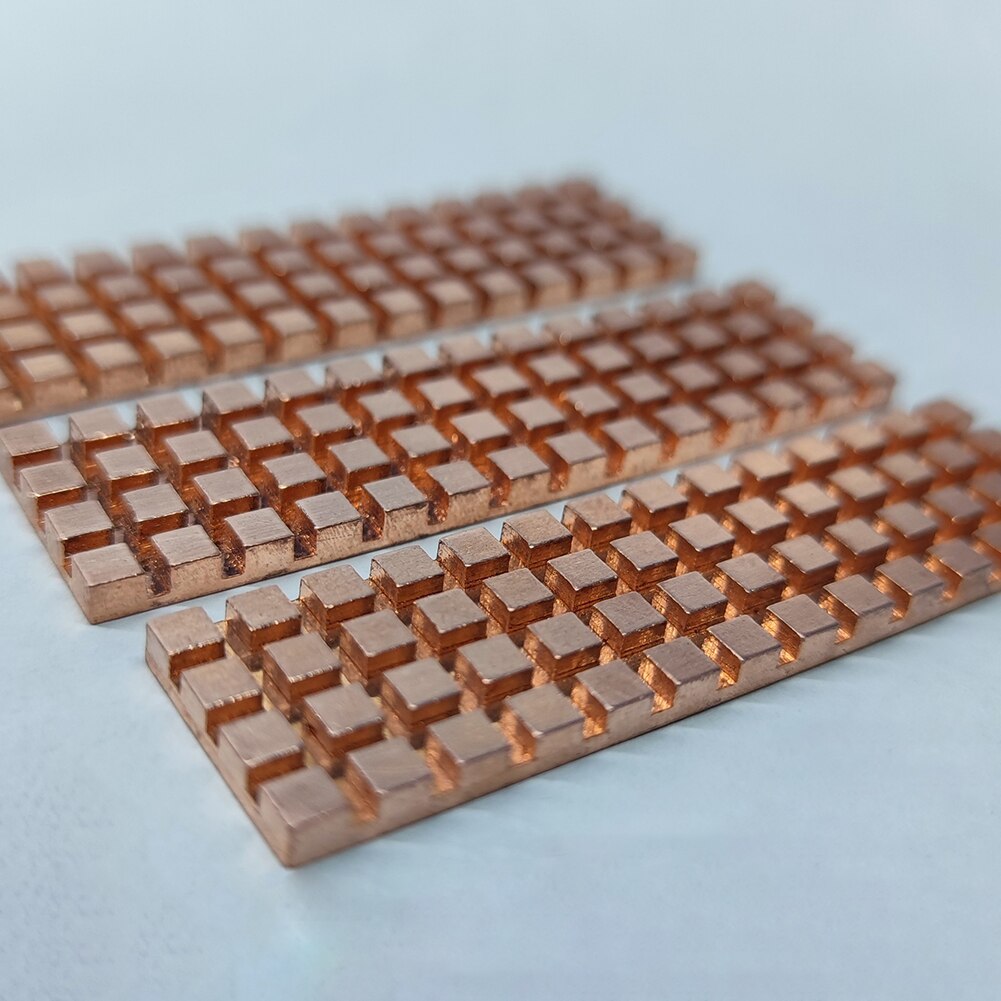 Pure Copper Heatsink Cooler Heat Sink SSD Thermal Pad Rubber Band Computer Cooler Copper Radiator Accessory