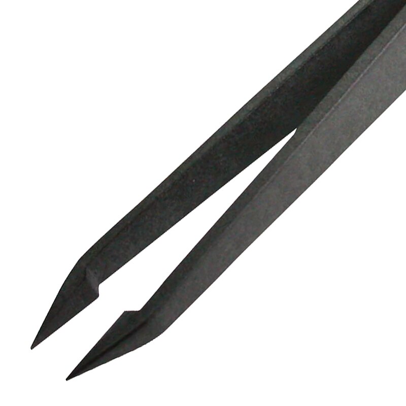 TZ-100A Anti-static fiber flat Conductive Tweezer Anti-static fiber-magnetic non-inductive, acid Tweezer Electronic Repair Tool