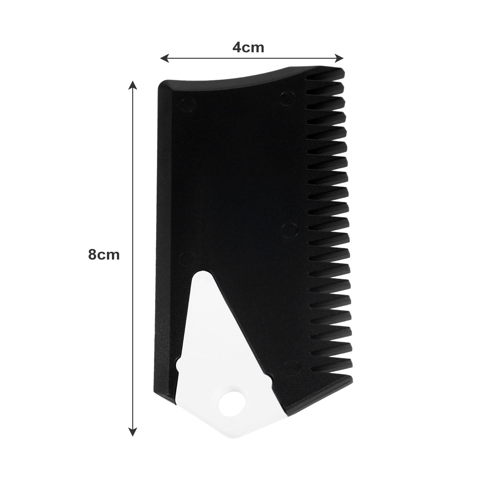 1pc sorte plastik surfbrætter kam voks renser fjern med finne nøgle vedligeholdelse sikkerhedsværktøj til vandsurfing surf sport 8 x 4cm