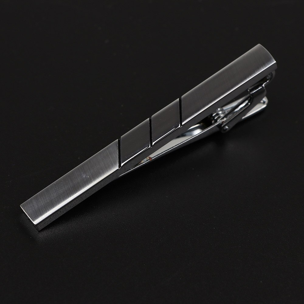 Brand Tie Clip Sieraden Eenvoudige Emaille Mens Business Luxe Bar Pinch Sluiting Tie Pin: 15