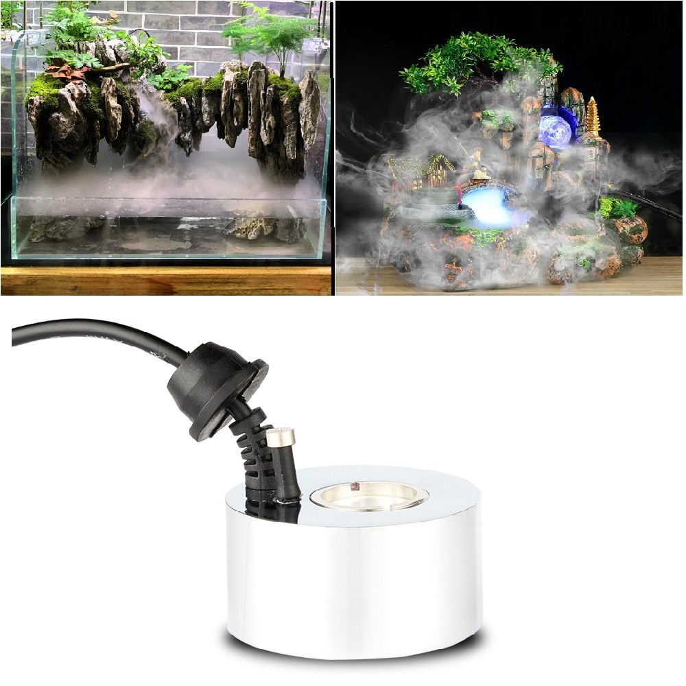 Senzeal Aquarium Ultraschall-luftbefeuchter Nebel-hersteller Fogger Vernebler Zerstäuber Kopf Fisch Panzer Dekoration