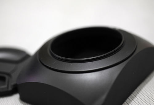 vierkante 72mm zonnekap met lensdop voor DV Camcorders universele big size rubber lens hoods