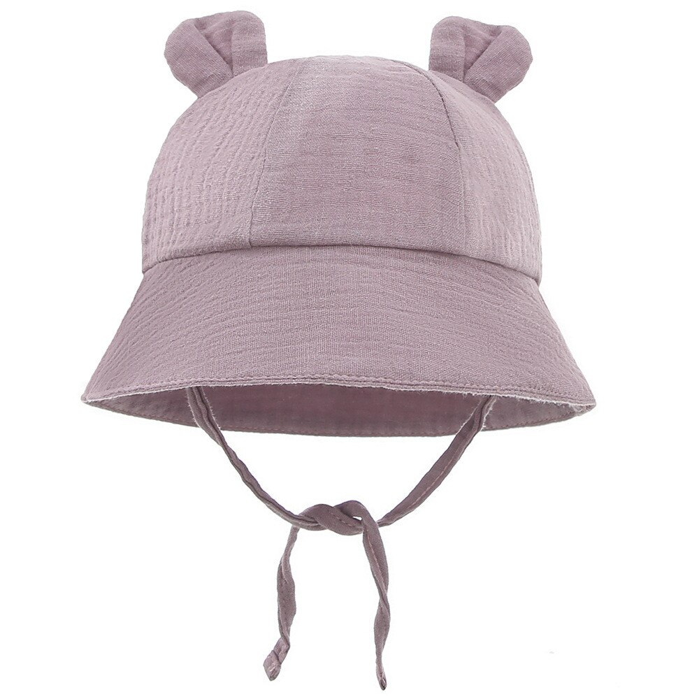 nuovo autunno bambino sole cappello bambini all'aperto coniglio orecchio spiaggia cappucci ragazzo ragazza Panama cappello cappello da pescatore da spiaggia unisex per 6-12 mesi: Lavanda