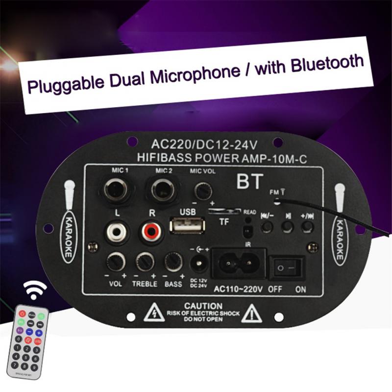 35W DIY płyta wzmacniacza zasilania głośnik wzmacniacz Bluetooth USB Dac radio FM TF odtwarzacz wzmacniacz subwoofera motocykl samochód domu