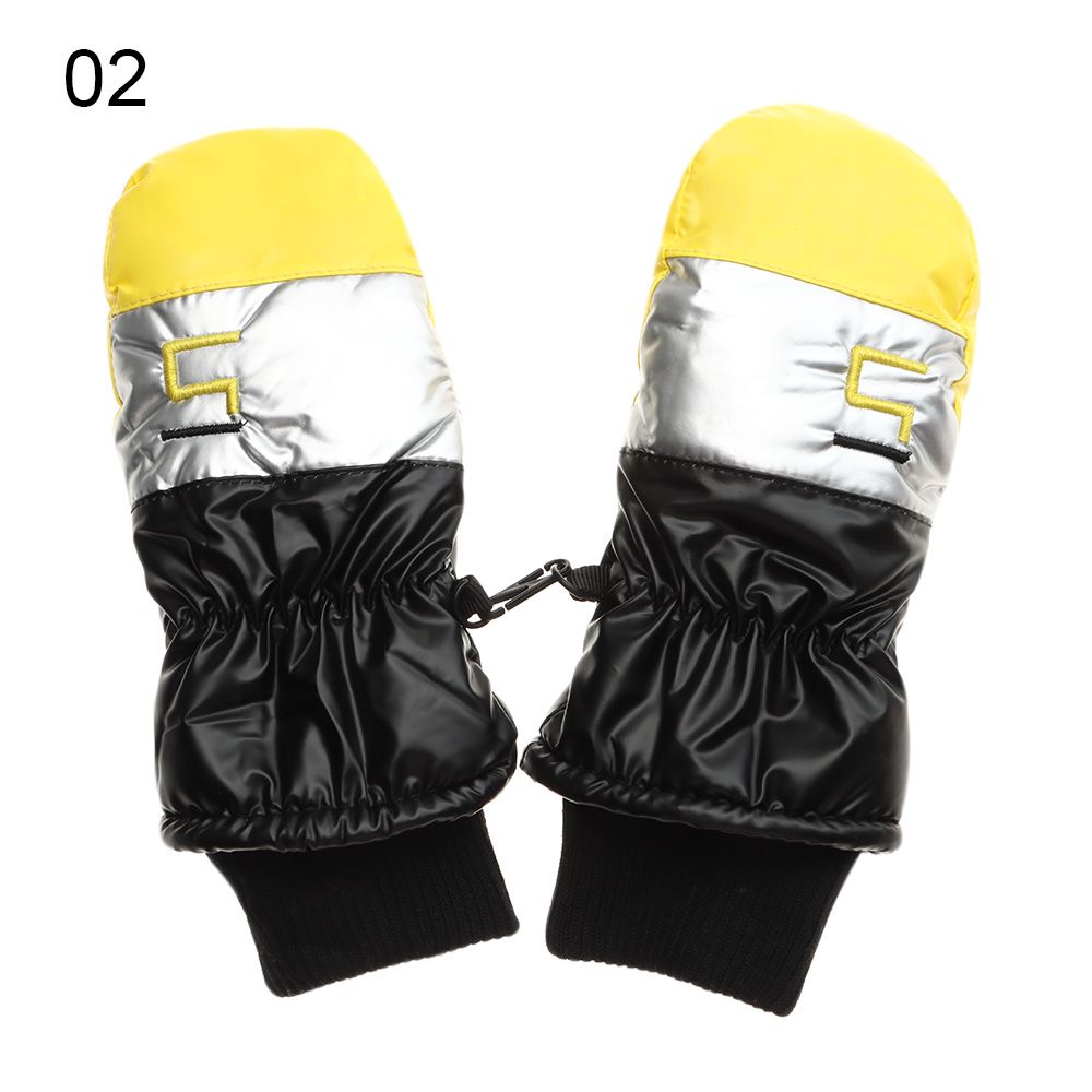 1 Paar Kinderen Ski Handschoenen Lange Mouwen Wanten Winter Winddicht Waterdicht Dikke Warm Antislip Herten Konijn 7-14 Jaar Oud: 2