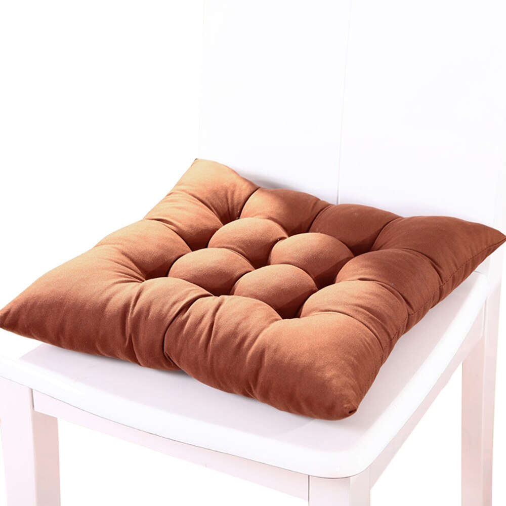 Kamer 1/2/4 Pcs Kussen Winter Kantoor Kussen Stoel Achterbank Kussen Sofa Kussen Hip Kussen 37x37cm: ZD14