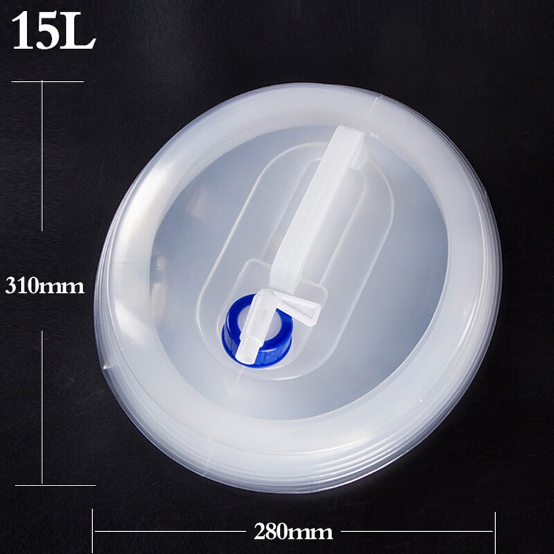 Collapsible Water Container Water Buckets, 3L/5L/8L/10L/15L Camping Water Storage Carrier Jug for Outdoors Hiking Survival: 15L