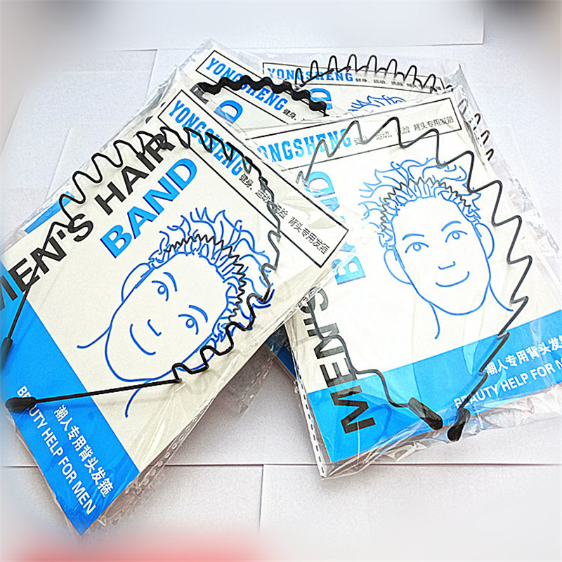 Mannen Vrouwen Modieuze Black Metal Zwaaide Stijl Alice Sport Haarband Hoofdband