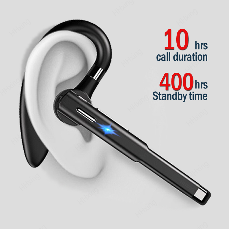 Draadloze hoofdtelefoon Bluetooth-headset met microfoon Oortelefoon Handsfree Ruisonderdrukking Audifonos Praten Zakelijk rijden