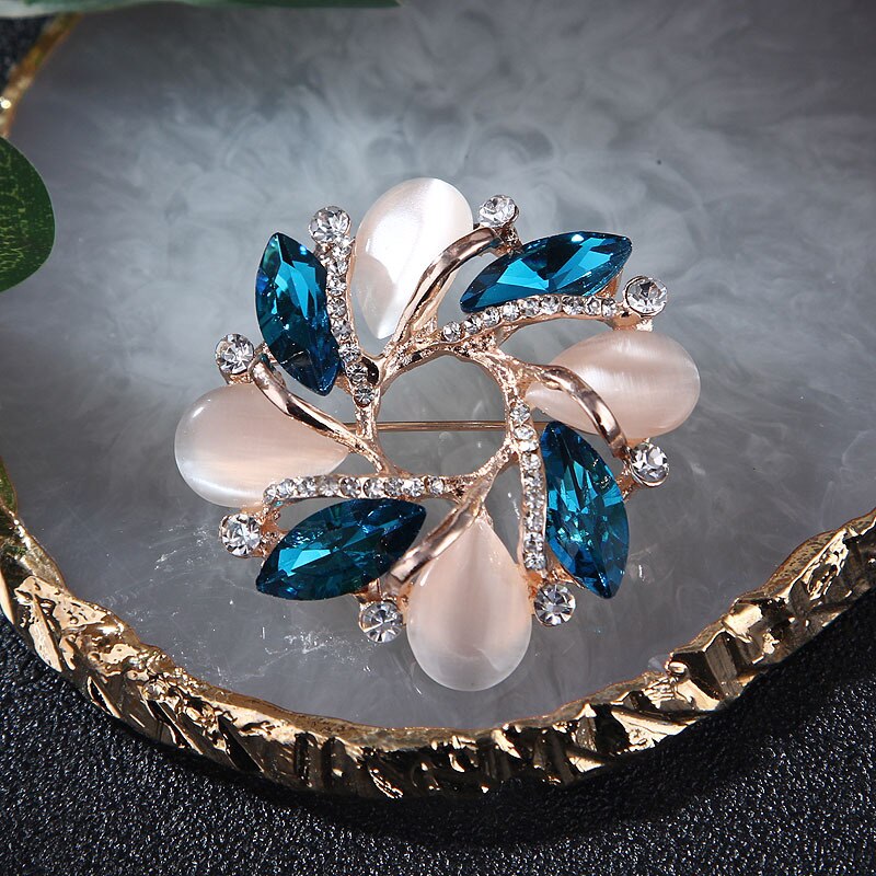 Smuk bauhinia broche nål kjole spænde nål smykker brocher sølv zink legering nåle 4.5 x 4.5cm