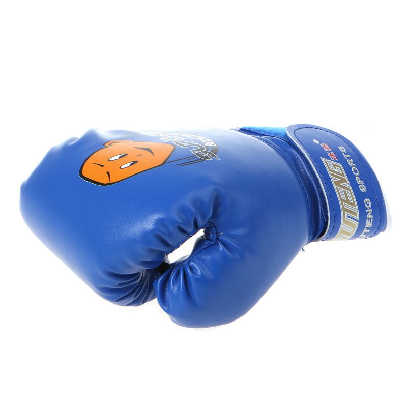 Barn tecknad boxningssäck sparring boxningshandskar träning kamp ålder 3-12