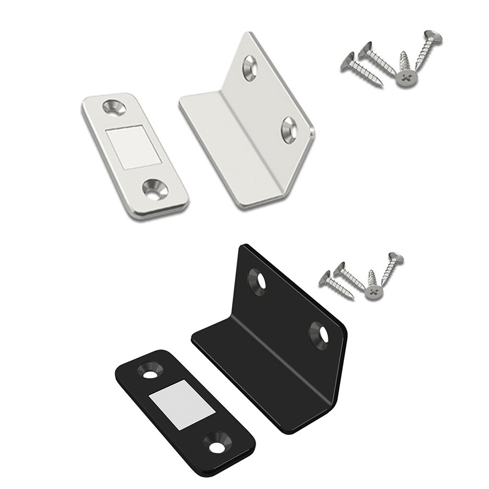 Pusklap, slimme automatische elektrische magnetische duwopener voor kastkastdeur (Black Gray