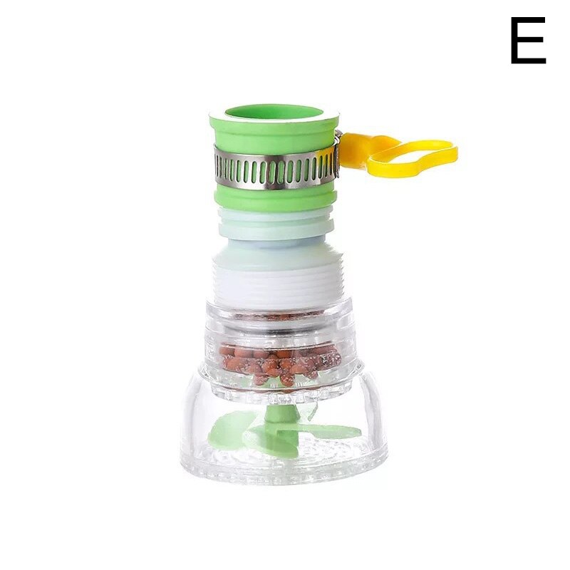 Adjustable 360° Flexible Anti-splash Faucet Water Filter Sprink Tap Shower Extender Water Strainer Kitchen Supplies Save Water: E