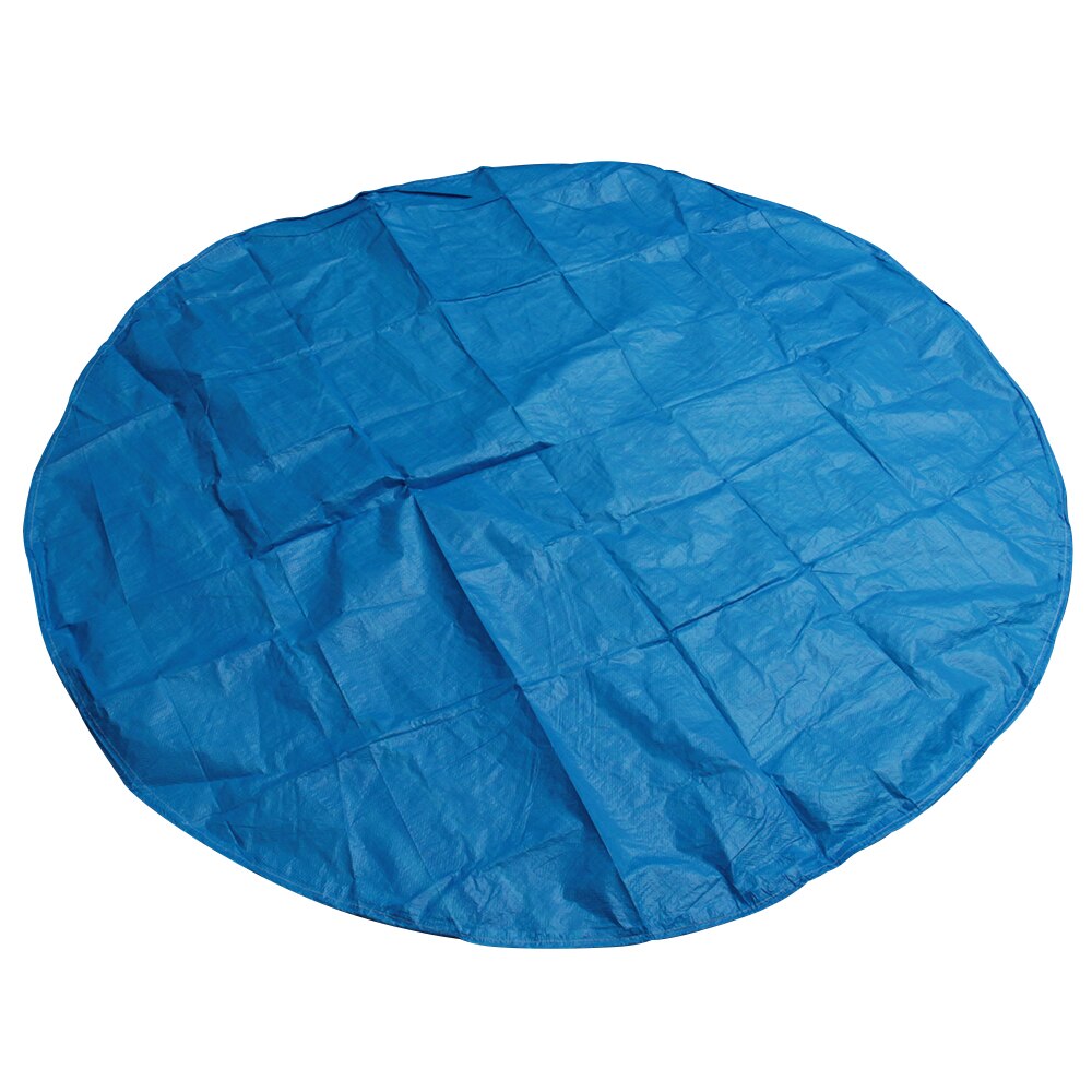 Cubierta de tela para piscina, cubierta de 300cm con soporte de tela, cubierta de polvo para piscina inflable, pañal redondo de PE para jardín al aire libre