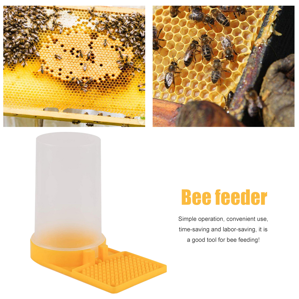 Alimentador de apicultura de plástico, puerta de nido de abeja, caja de alimentación de riego, suministros de herramientas de abeja, caja de bebedero de alimentación, Equiment para Keepers