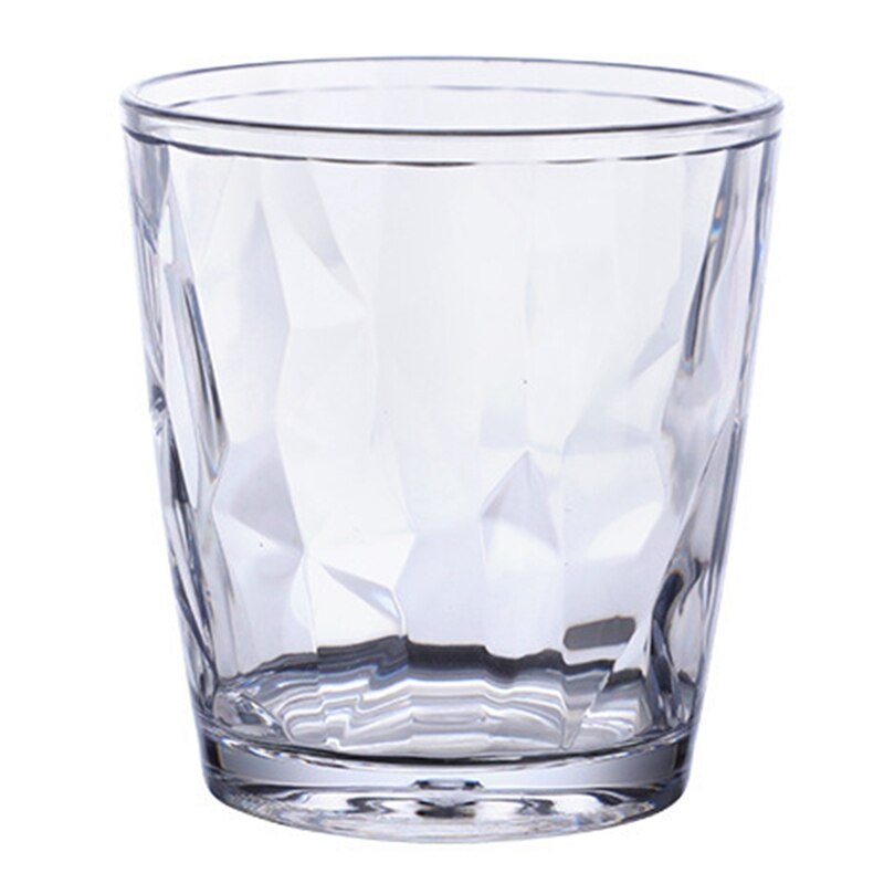 310ML Acrylic Unbreakable Drinking Glasses Water Glass Juice Glasses For Drinking Tea Transparent Kitchen Dining Bar Drinkware: TP