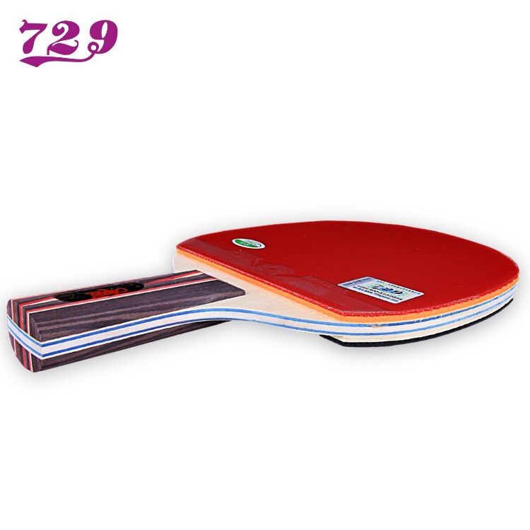 RITC 729 Friendship Gold 3 stars Y007# Pips-In Table Tennis Racket with rubbers free Case for PingPong [Playa PingPong]