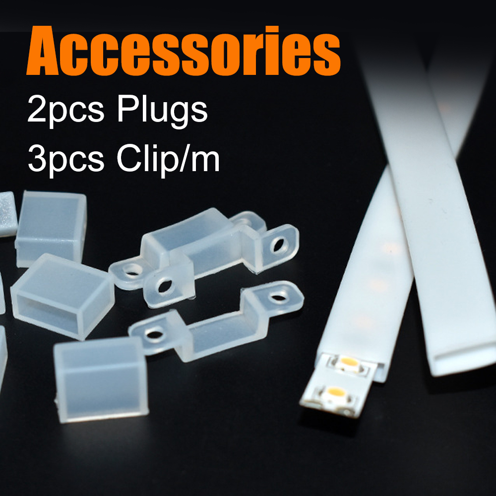 Tube LED en Silicone Transparent/blanc laiteux/noir, 8/10/12mm, housse de Protection Flexible et étanche pour bande lumineuse WS2812B WS2811