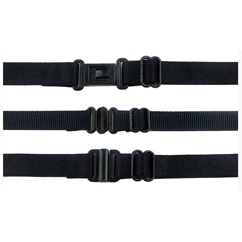 1PC Men Women Kids DIY Accessories Bow Tie Adjustable Polyester Belt With Clip Bowtie Black White Elastic Strap Extender Bands