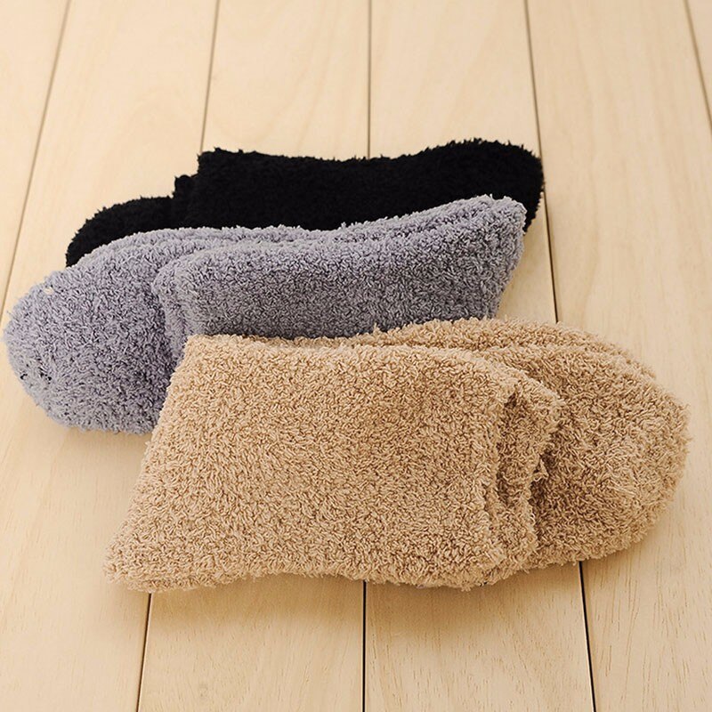 Extremely Cozy Cashmere Socks Men Women Winter Warm Sleep Bed Floor Home Fluffy