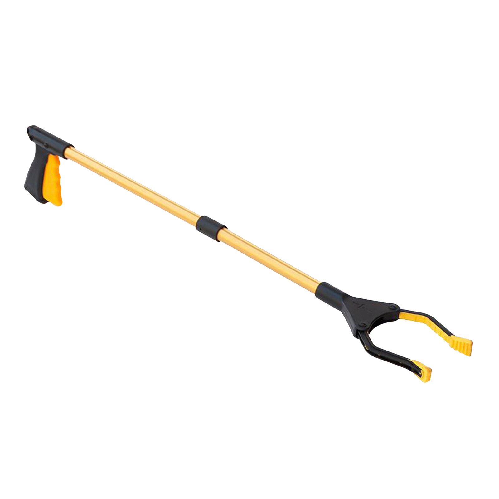 Aluminium Grabber Tool Trash Pick Up Stok Hand Grip Bereiken Kattenbakvulling Reacher: Golden Black