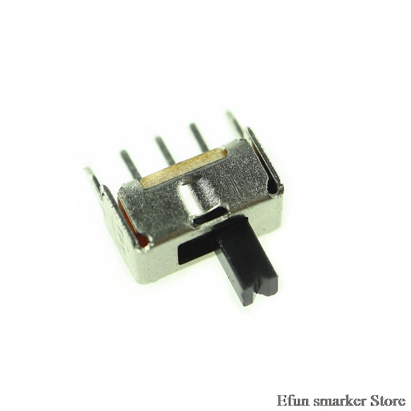 SS12D07 Mini Vertical Slide Switch 1P2T 3 Pin Toggle Switch SMD PCB DPDT Vertical Switch