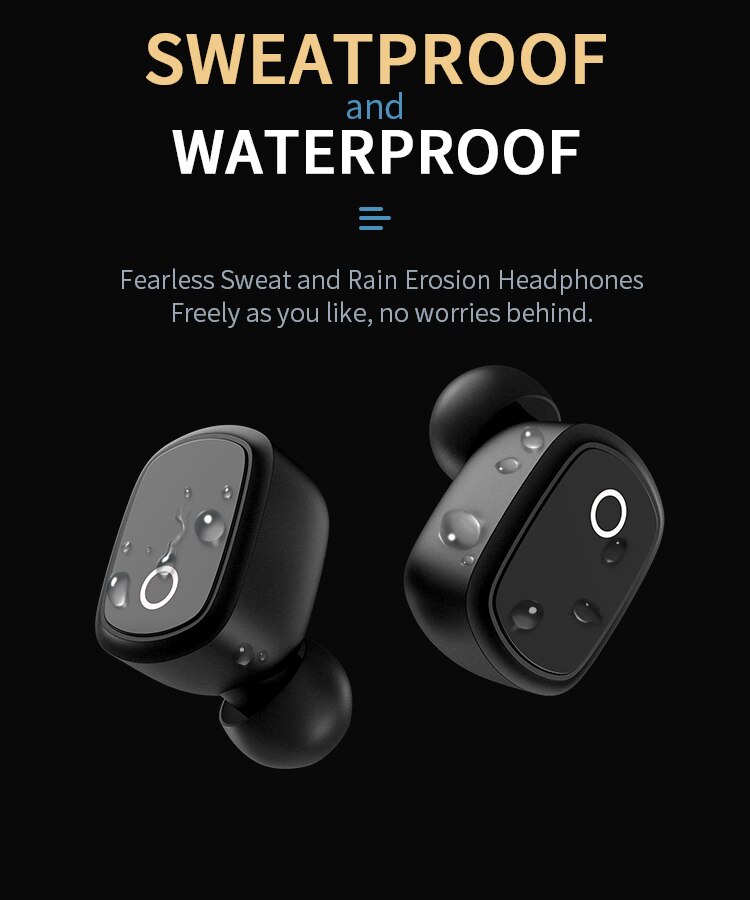 TWS Bluetooth Earphones Wireless Headphones Waterproof Earbuds With Microphone 3500mAh Charging Case LED Display For Xiaomi