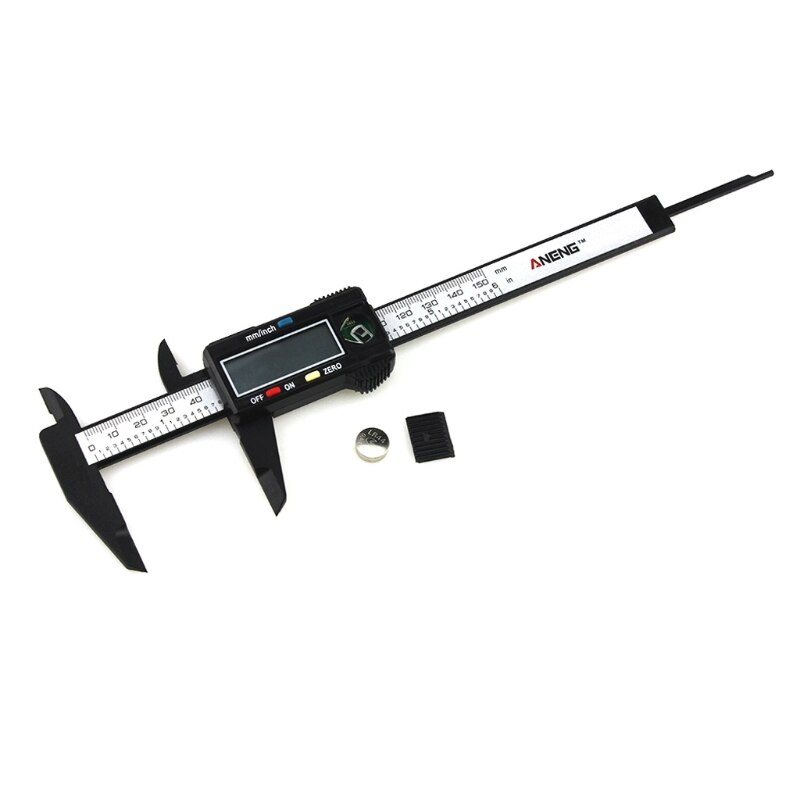 Digital LCD Micrometer Vernier Caliper 150mm/6inch Electronic Vernier Calipers Car repair tool caliper