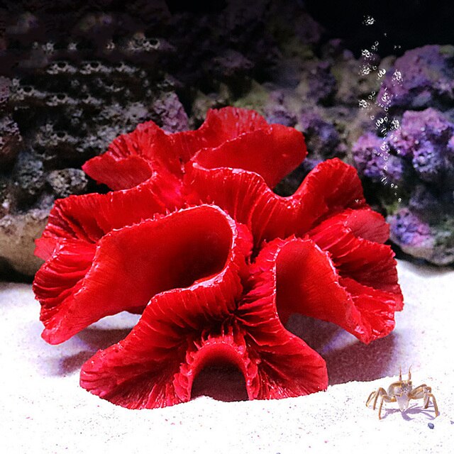 Aquarium Decoratie Koraal Kleurrijke Hars Kunstmatige Coral Meststof Zeester Aquarium Accessoires Ingemaakte Landschap Accessoires