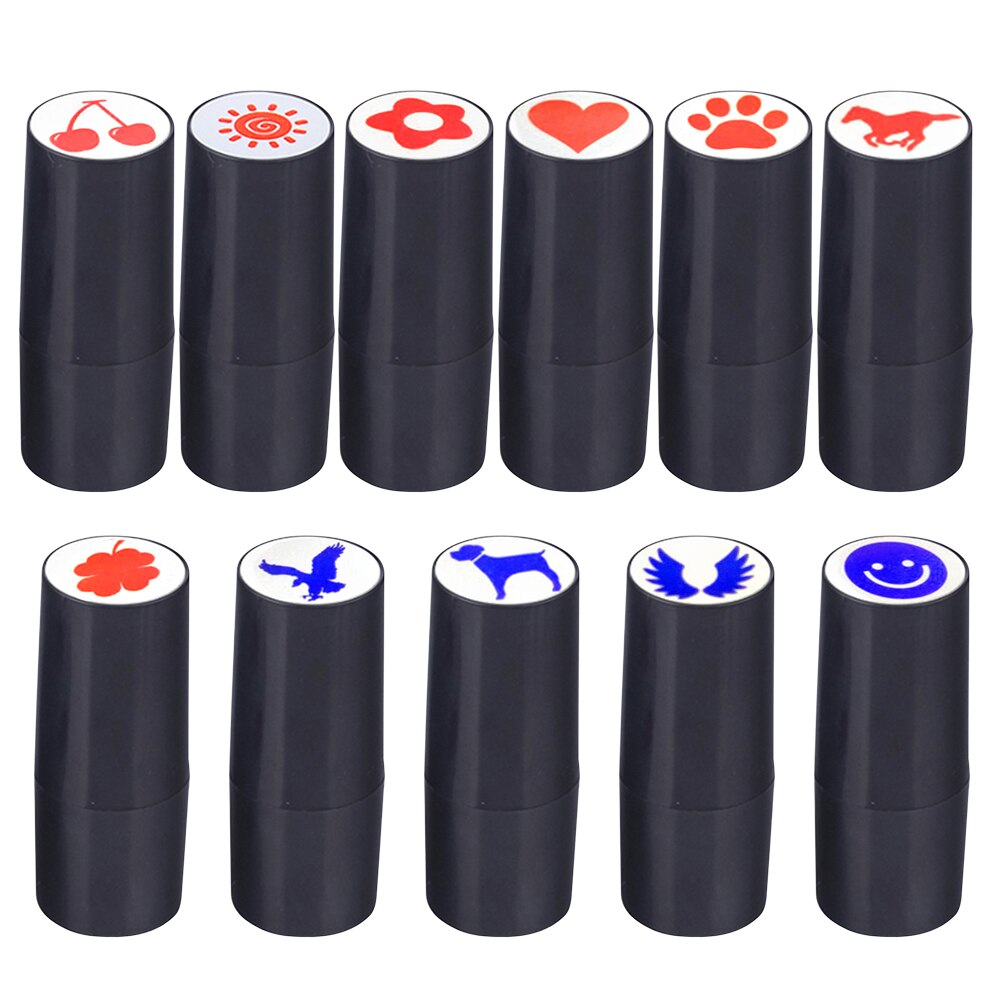 1pcs Golf Ball Stamp Marker Impression Seal Quick-dry Plastic Golf Accessories Symbol For Golfer Random Pattern