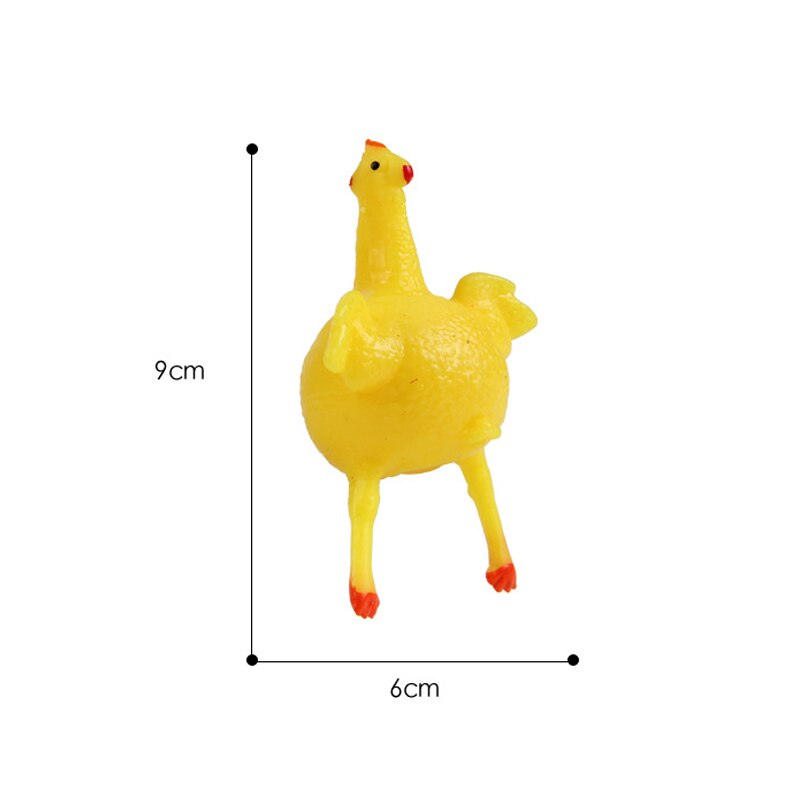 Gadget Spoof Tricky Funny Gadgets Speelgoed Vent Kip Hele Legkippen Overvolle Stress Bal Sleutelhanger