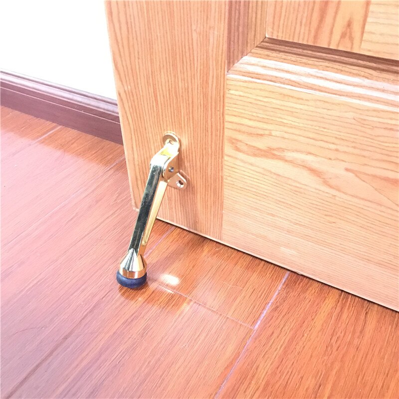 Grote Maat Kick-Down Deur Holder Zinklegering en Rubber Onderkant Deur Stopper Zware Deur Voet Houder