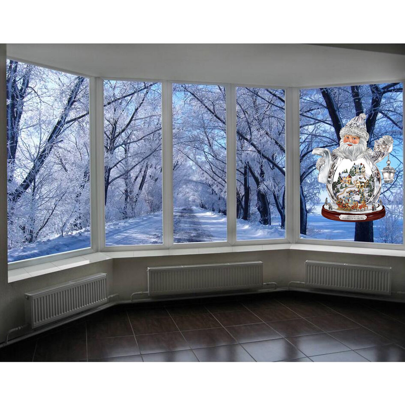 9 Styles Christmas Xmas Window Stickers Wall Home Church Class Shop Decor: style 7