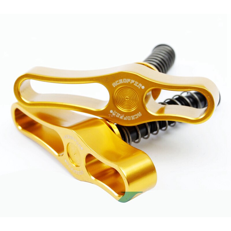 TWTOPSE Bicycle Hinge Clamp Lever For Brompton Folding Bike Bicycle Clamp Plate Lightweight 38g CNC AL7075 Aluminum 2 pcs hcl-2: Golden Set