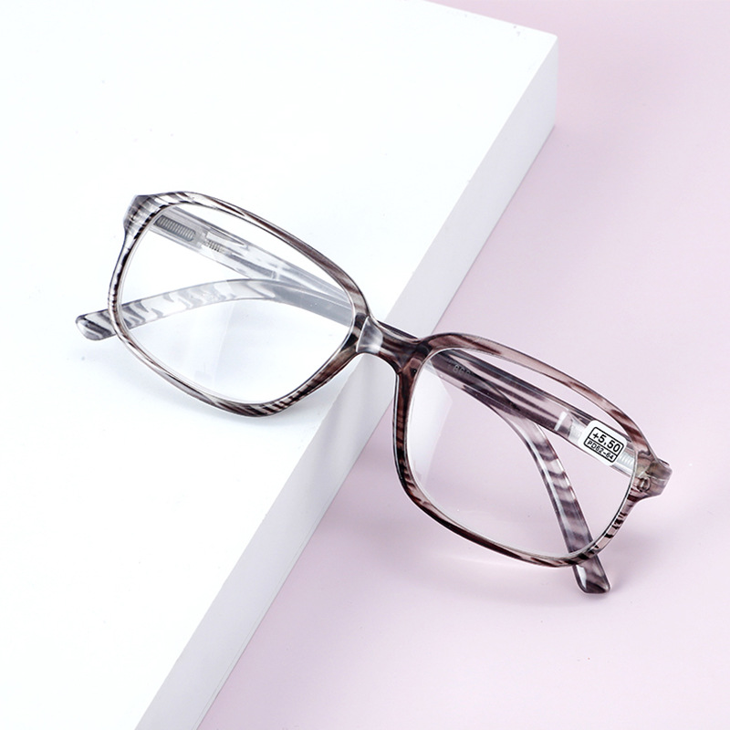 Gafas para presbicia con dioptrías altas para hombres y mujeres, gafas para presbicia con de rayas a la , dioptrías + 450 + 500 + 550 + 600