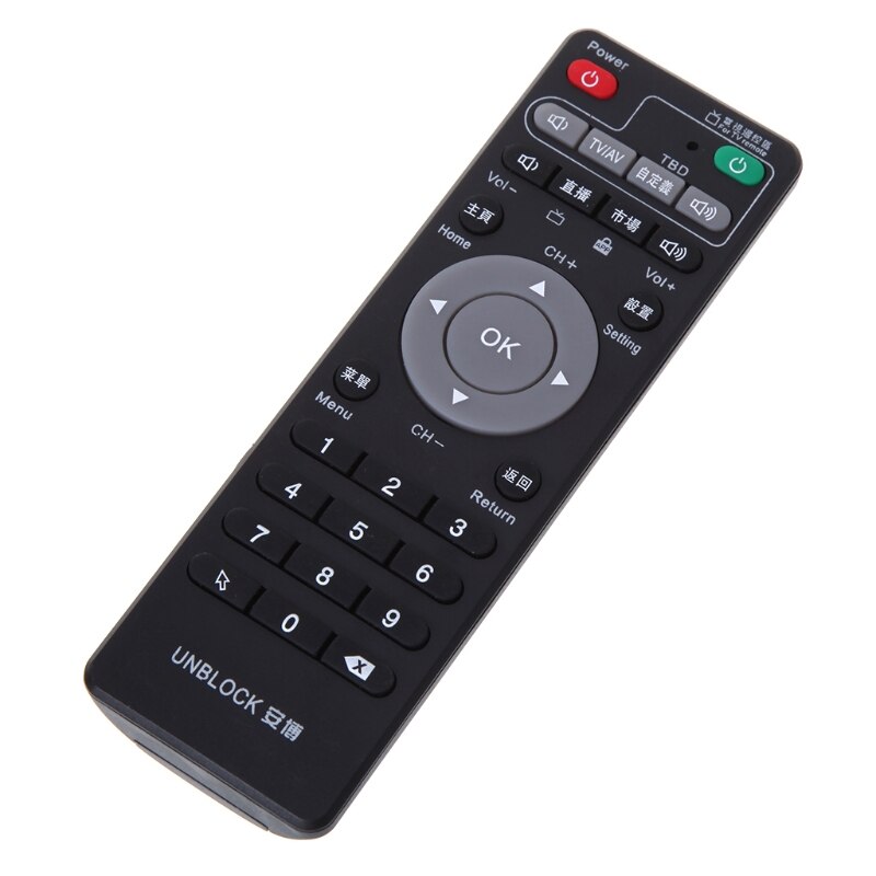 Dekoder do nauki zdalne sterowanie do odblokowania Tech Ubox Smart TV Box Gen 1/2/3