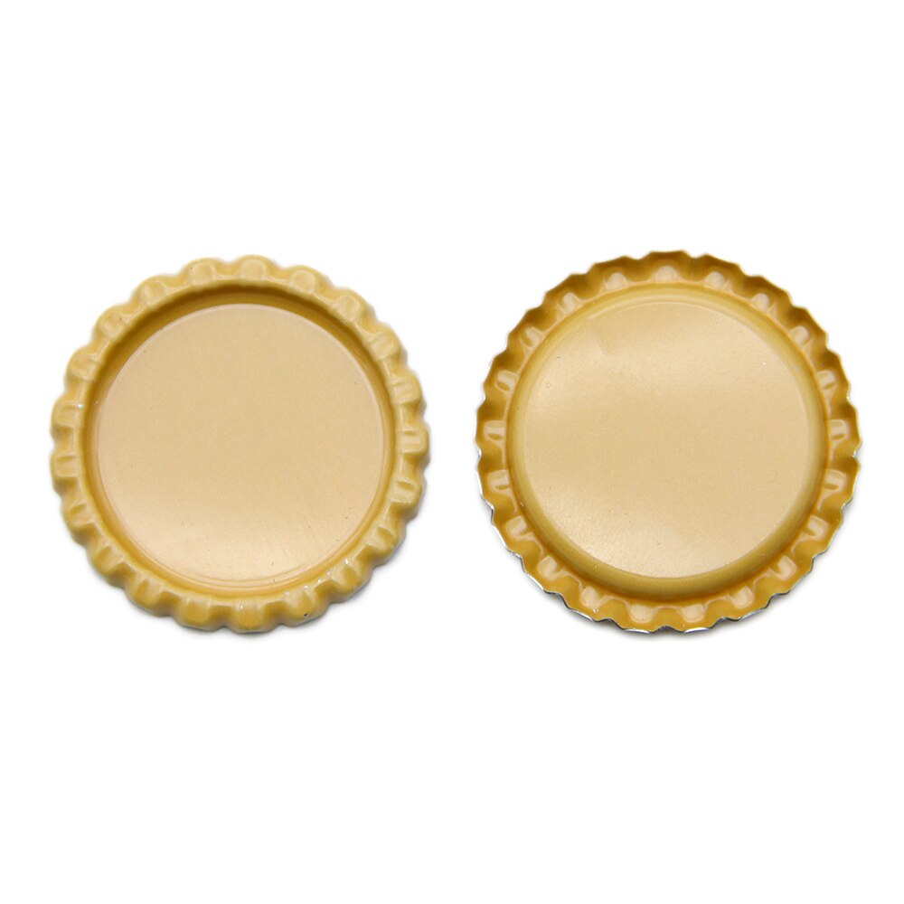 25Pcs Geometrische Patronen Ronde Vorm Fles Cap, DIY Handgemaakte Materialen Voor Maken Projecten, 25Yc2156: 1012897012