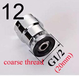 brass faucet adapter 12/14/16/18/20/22/24mm 360 degree swivel aerator female or male thread: model 12