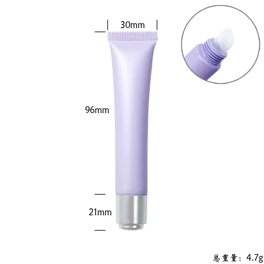 Tubos blandos cosméticos mate Jayaстика manguera crema para ojos aceite esencial crema para acné crema para pecas botellas recargables elementos esenciales de viaje: Gris oscuro