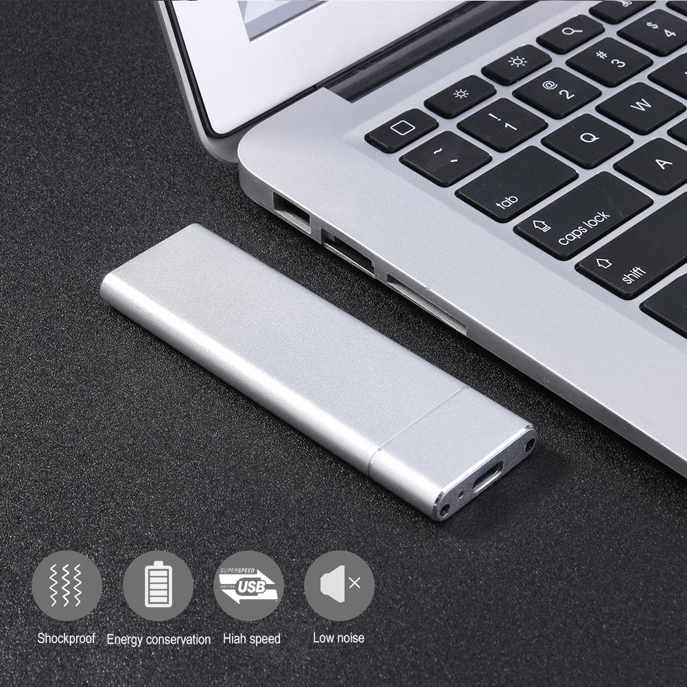 M2 boîtier SSD USB 3.1 Type C à M.2 NGFF SSD Boîtier Adaptateur 6Gbps Externe support pour disque dur Type-c 3.1 B-Clé M.2 SSD Boîte