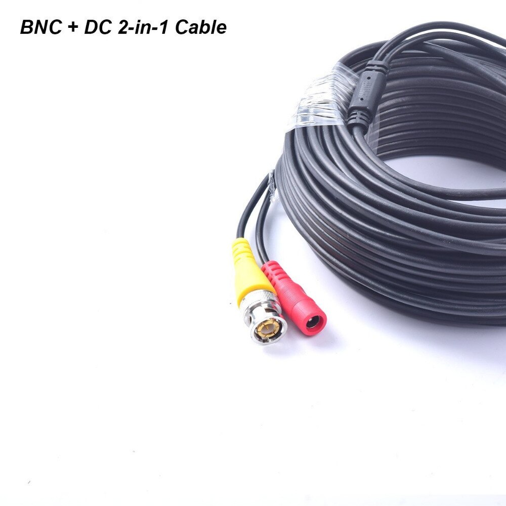DVRs coaxial Cable 10M/20M /30M CCTV Video Power BNC Cable DVR Wire Cord + DC plug Power extension cable for CCTV Camera and