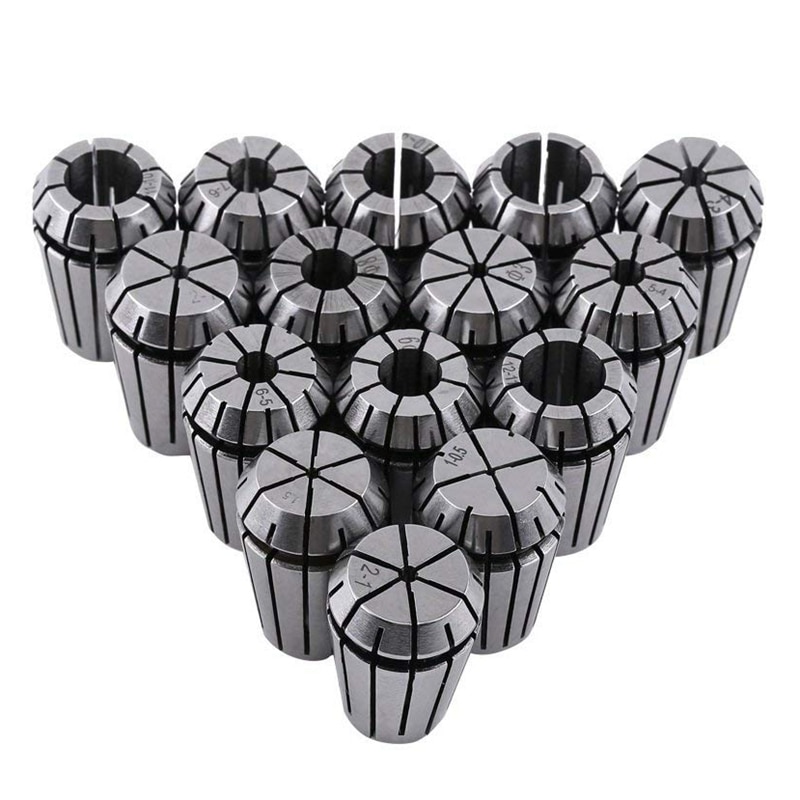 15Pcs ER20 collet chuck Spring Collet Set For Cnc Workholding Engraving Machine spindle motor And Milling Lathe Tool 1-13Mm
