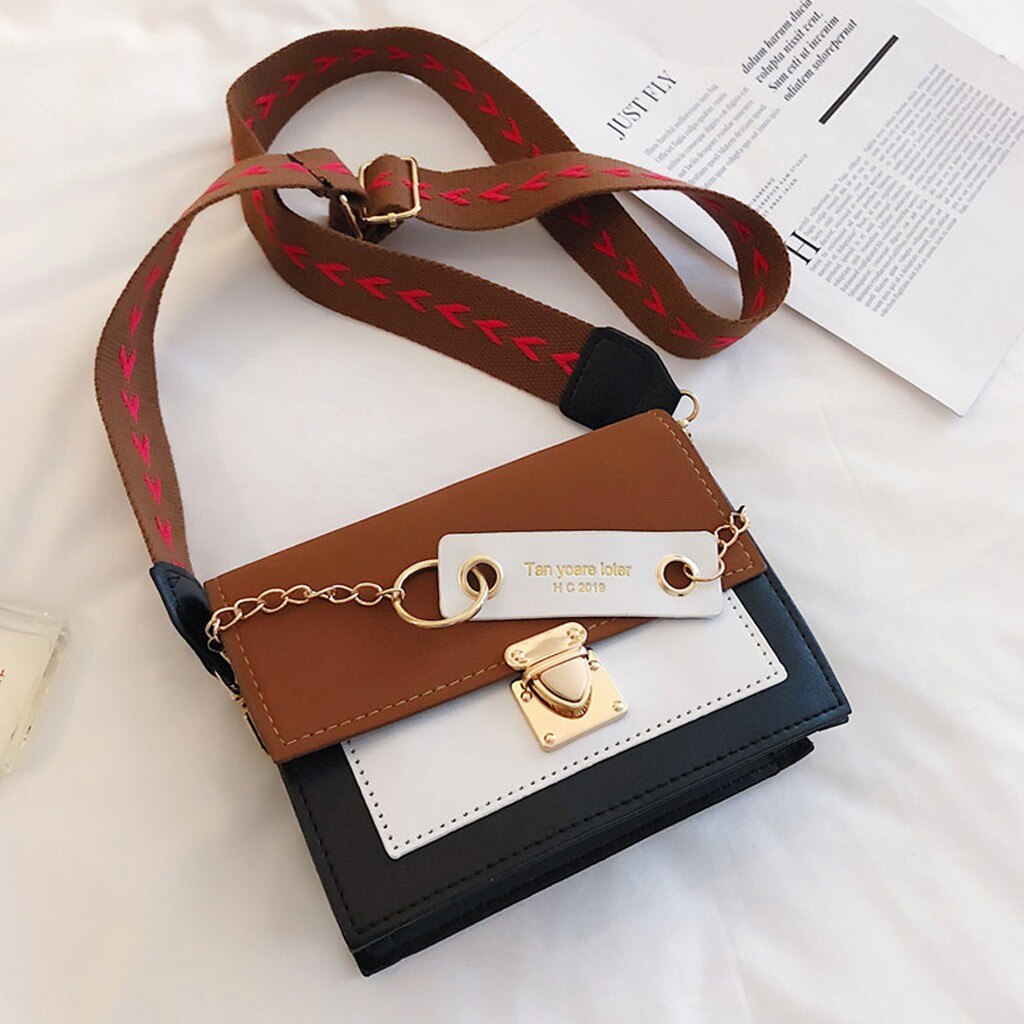 38 # sac à bandoulière femmes mat contraste couleur sac à bandoulière petit sac carré téléphone portable sac à main